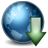Earth Download Icon 48x48 png